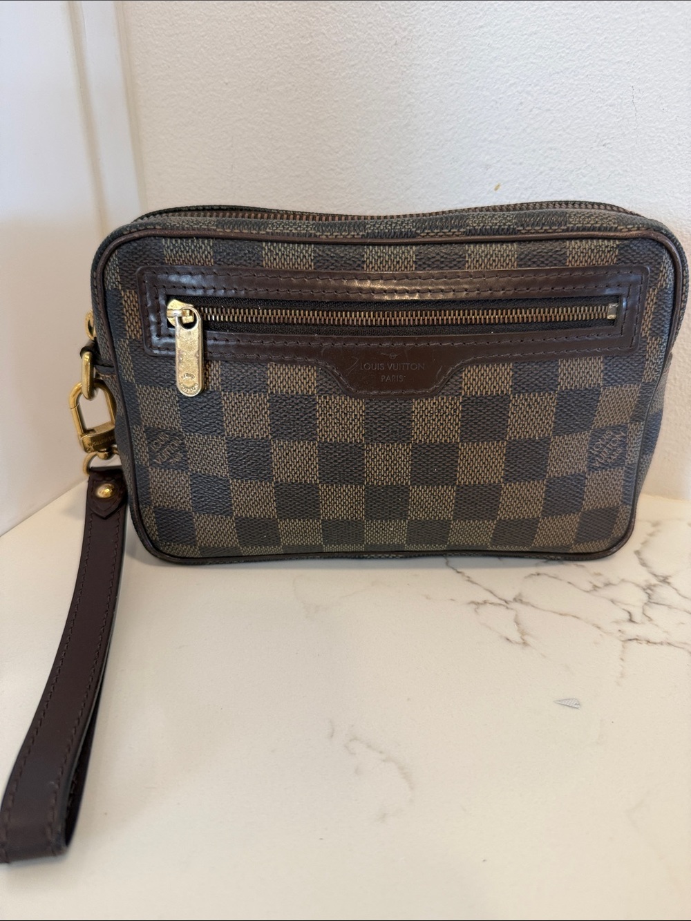 Louis Vuitton Damier Ebene Clutch